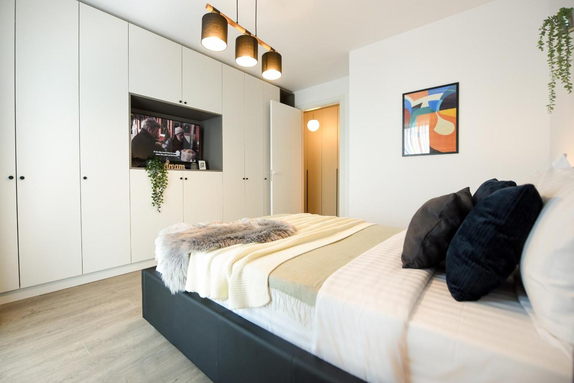 Infinite Horizons - Modern Living In North Business District Bucareste Quarto foto