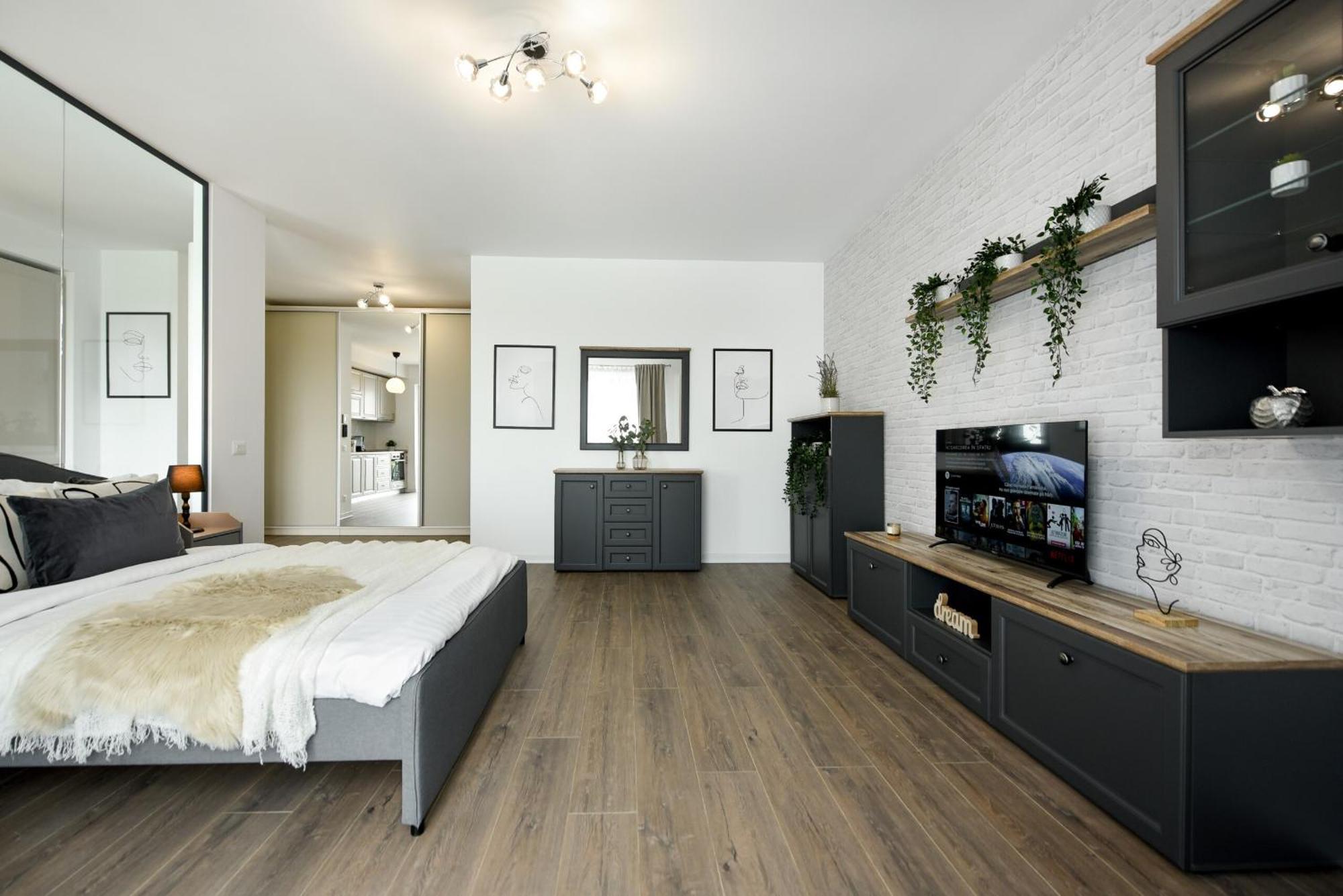 Infinite Horizons - Modern Living In North Business District Bucareste Quarto foto