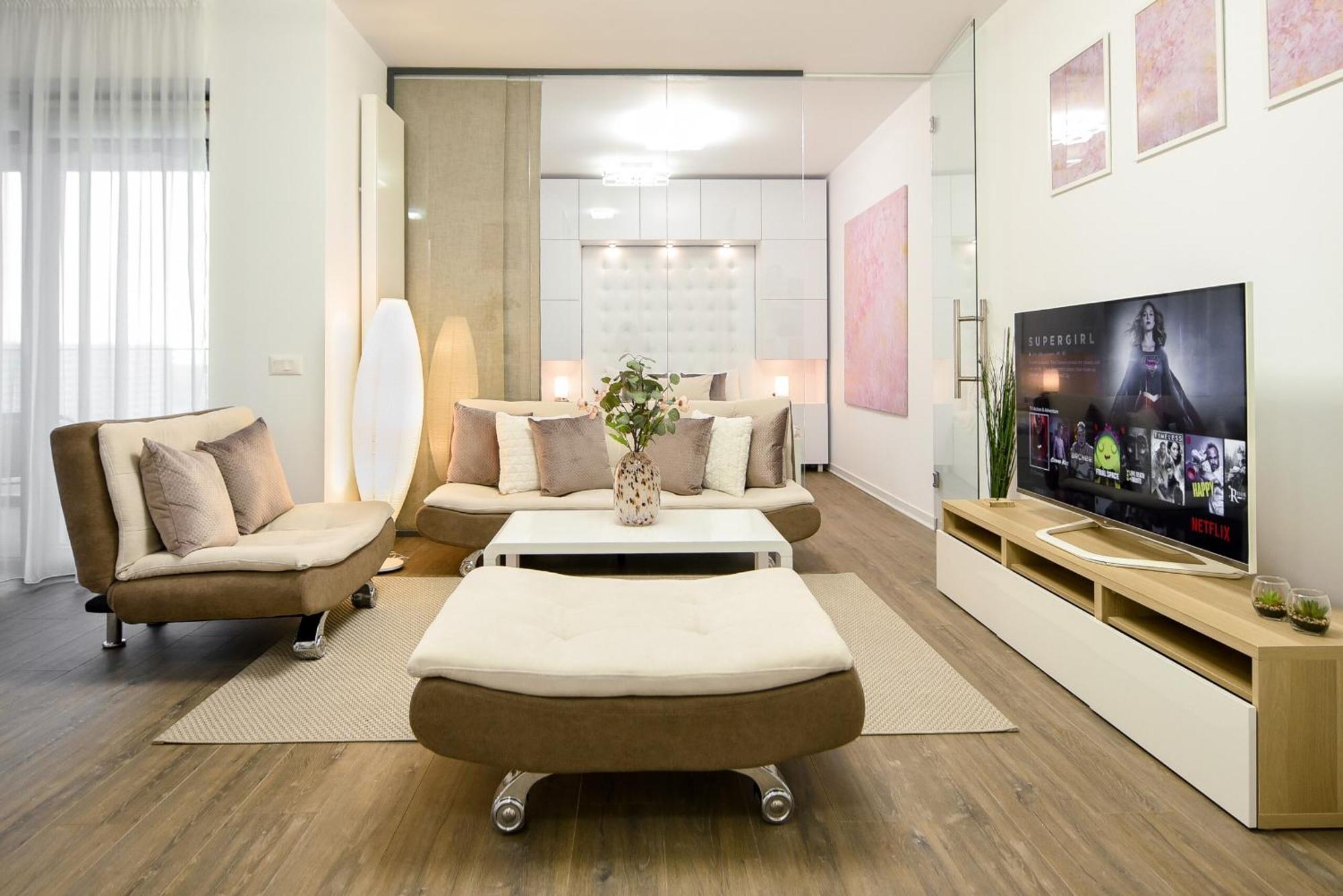Infinite Horizons - Modern Living In North Business District Bucareste Quarto foto